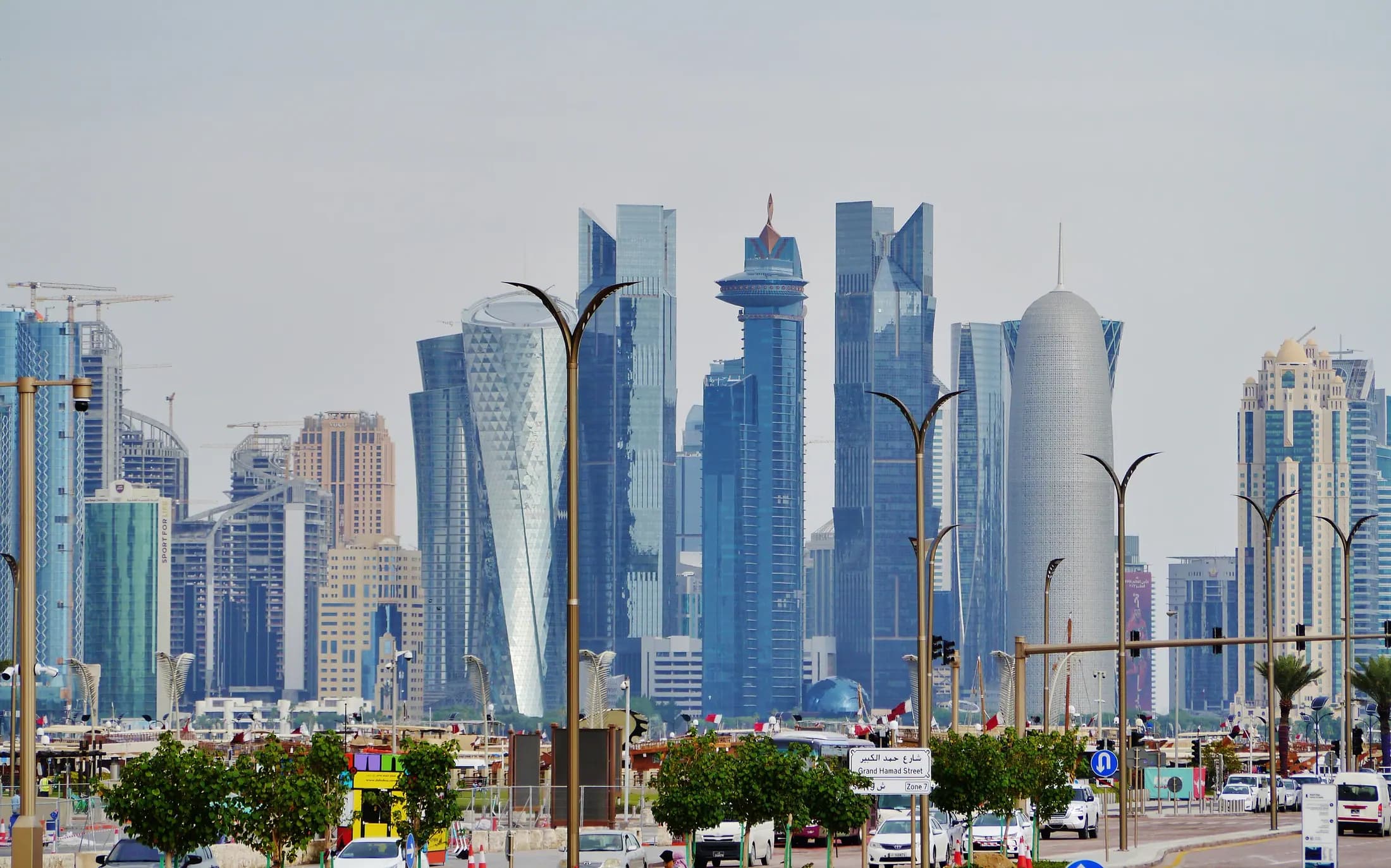 Doha skyline in daylight