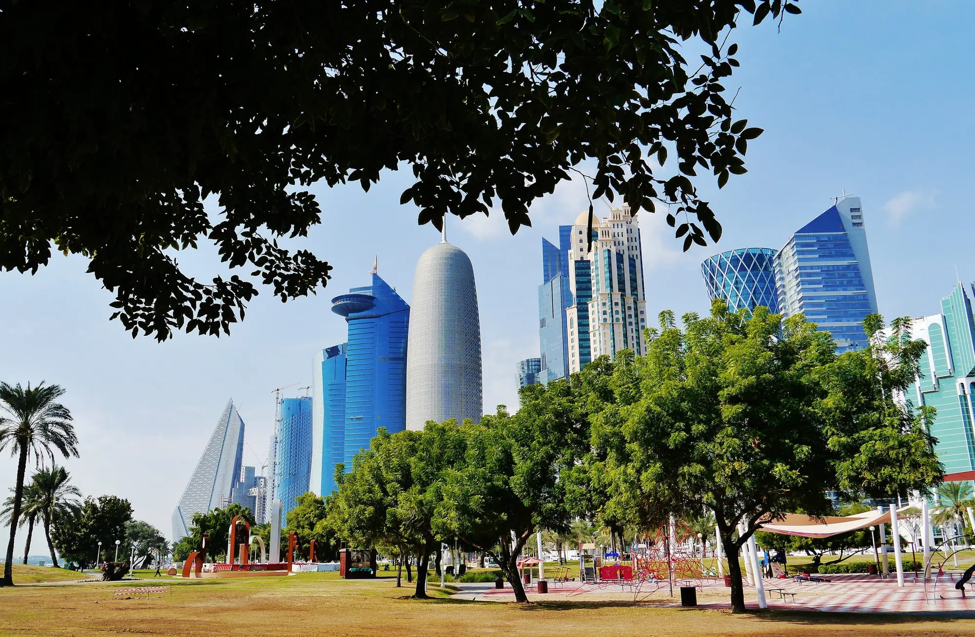 West Bay towers on the Doha skyline